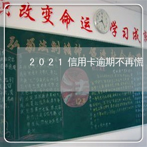 2021信用卡逾期不再慌/2023112882945