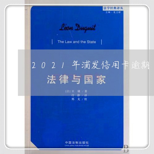 2021年浦发信用卡逾期/2023100855147