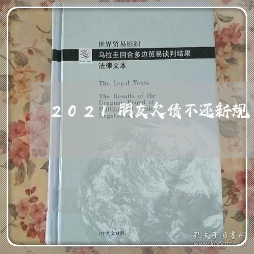 2021朋友欠债不还新规/2023102450484