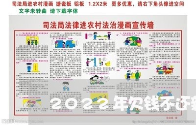 2022年欠钱不还新规/2023111010473