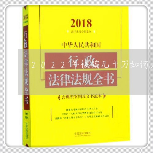 2022年被骗几十万如何走出来/2023040259471