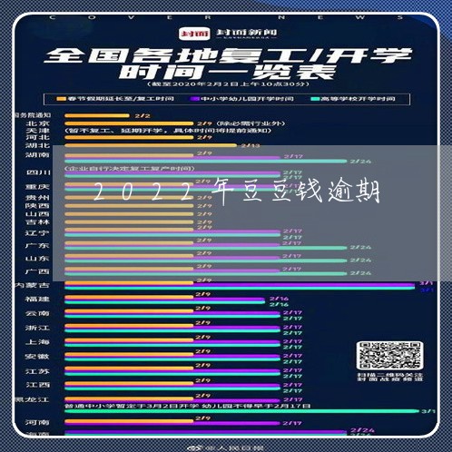 2022年豆豆钱逾期/2023080253604