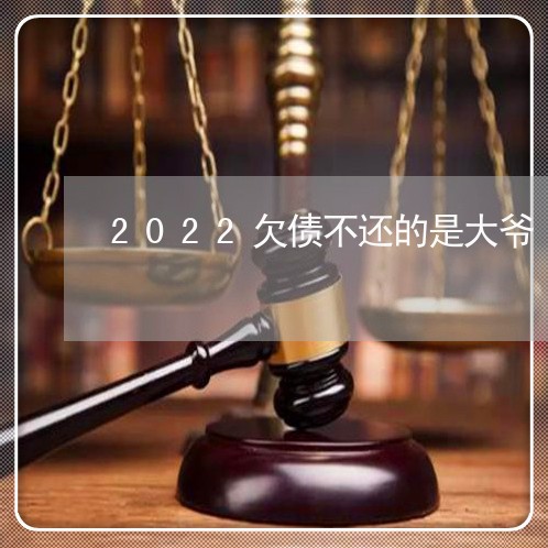 2022欠债不还的是大爷/2023111006949