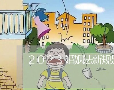 2023婚姻法新规是真的吗/2023081392805