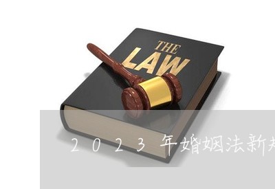 2023年婚姻法新规定彩礼/2023081339673