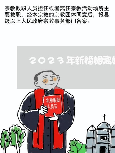 2023年新婚姻离婚程序/2023081261691