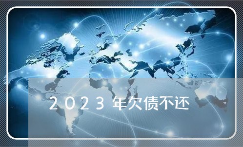 2023年欠债不还/2023111115047