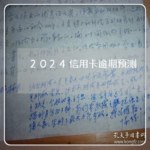 2024信用卡逾期预测/2023071395857