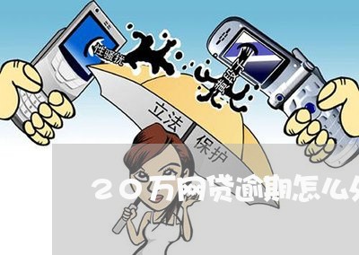 20万网贷逾期怎么处理/2023110279460