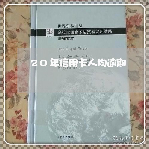 20年信用卡人均逾期/2023112682816