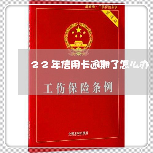 22年信用卡逾期了怎么办/2023060668614