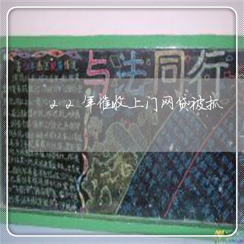 22年催收上门网贷被抓/2023090632826