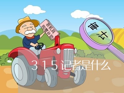 315记者是什么/2023033140683