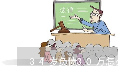 34岁负债30万怎么办/2023061761823