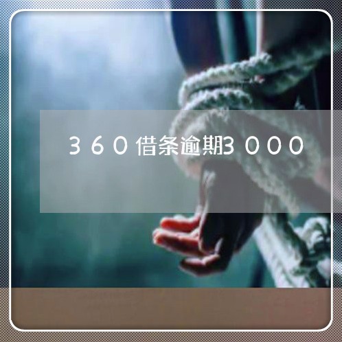 360借条逾期3000/2023062239604