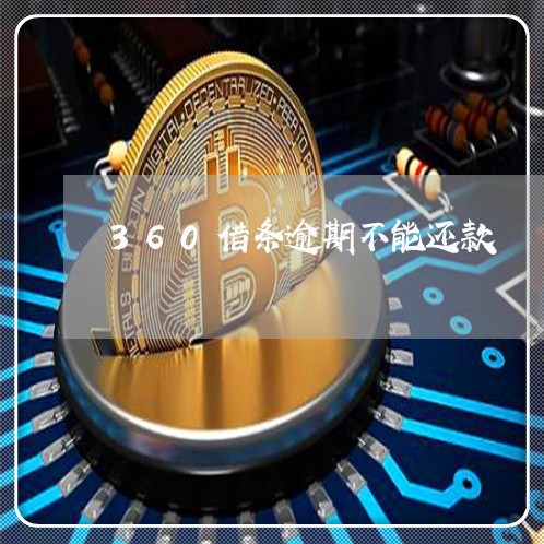 360借条逾期不能还款/2023080191682