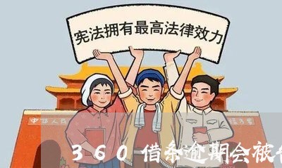 360借条逾期会被告吗/2023080228481