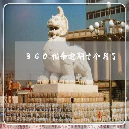 360借条逾期十个月了/2023062273502