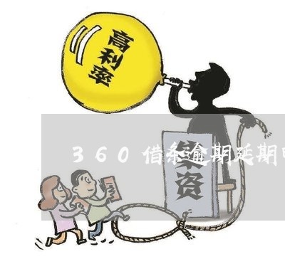 360借条逾期延期申请/2023080171604