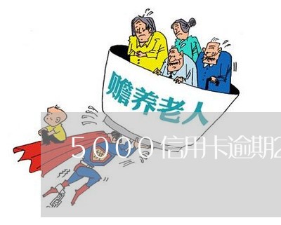 5000信用卡逾期2期/2023062713937