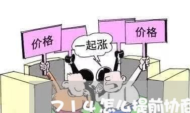 714怎么提前协商还款/2023091737382