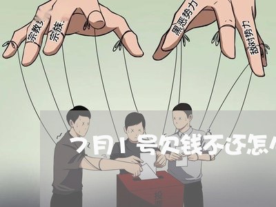 7月1号欠钱不还怎么办/2023120985704