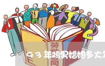 93年鸡男婚姻多大年龄稳定下来/2023112450382