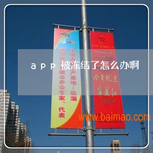 app被冻结了怎么办啊/2023061393839