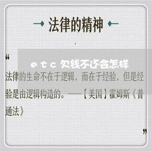 etc欠钱不还会怎样/2023111601505