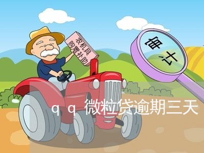 qq微粒贷逾期三天/2023081558273