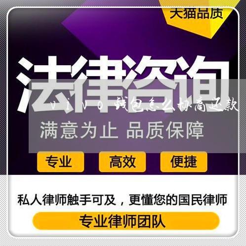 vivo钱包怎么协商还款/2023101603250