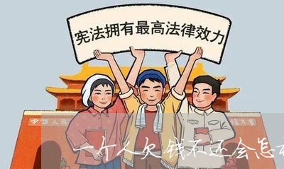 一个人欠钱不还会怎样/2023121052583