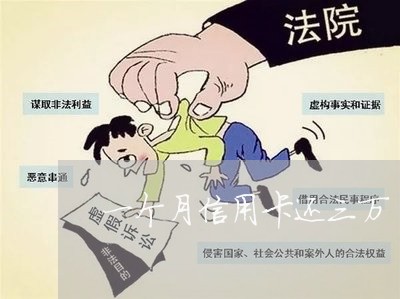 一个月信用卡还三万/2023081359593