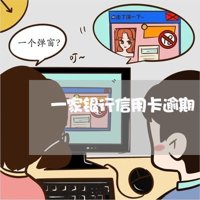 一家银行信用卡逾期/2023061083837