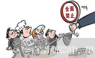 一直显示放款中,却没收到款/2023061383739