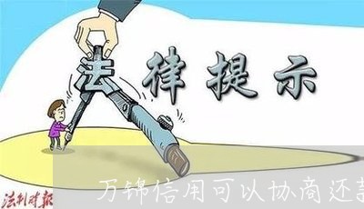 万锦信用可以协商还款吗/2023092483926