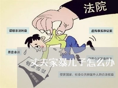 丈夫家暴儿子怎么办/2023110873705