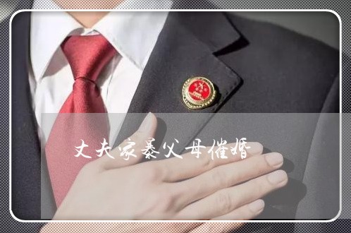 丈夫家暴父母催婚/2023101471614