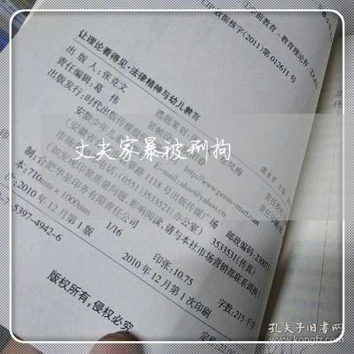 丈夫家暴被刑拘/2023090963814