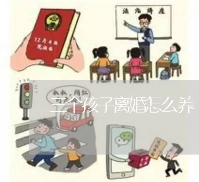 三个孩子离婚怎么养/2023110517169