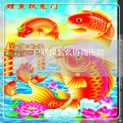 三户联保怎么协商还款/2023092306148