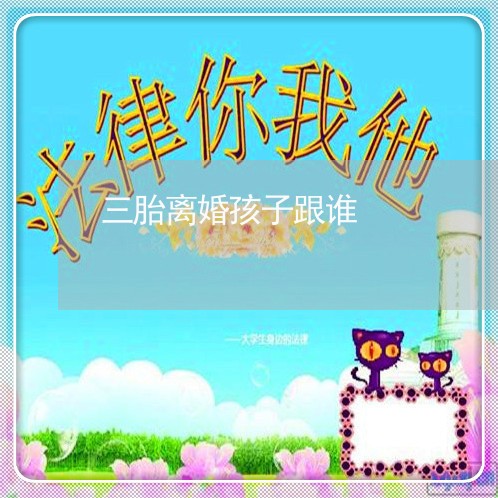 三胎离婚孩子跟谁/2023092549260