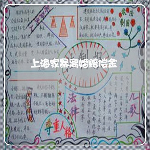 上海家暴离婚赔偿金/2023110508268