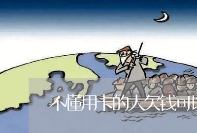 不懂用卡的人欠钱可以一分不还么/2023120536138