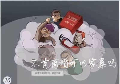 不肯离婚可以家暴吗/2023110492636