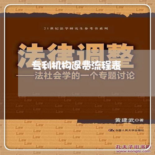 专利机构退费流程表/2023061615037