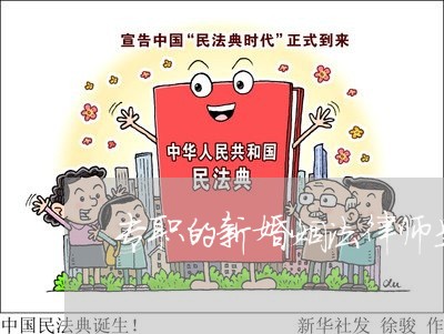 专职的新婚姻法律师是谁/2023112340360