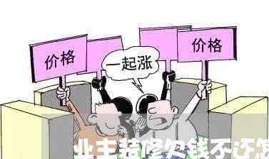 业主装修欠钱不还怎么办/2023112393627