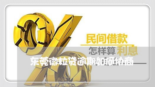 东莞微粒贷逾期如何协商/2023081519483