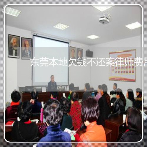 东莞本地欠钱不还案律师费用标准/2023120983927